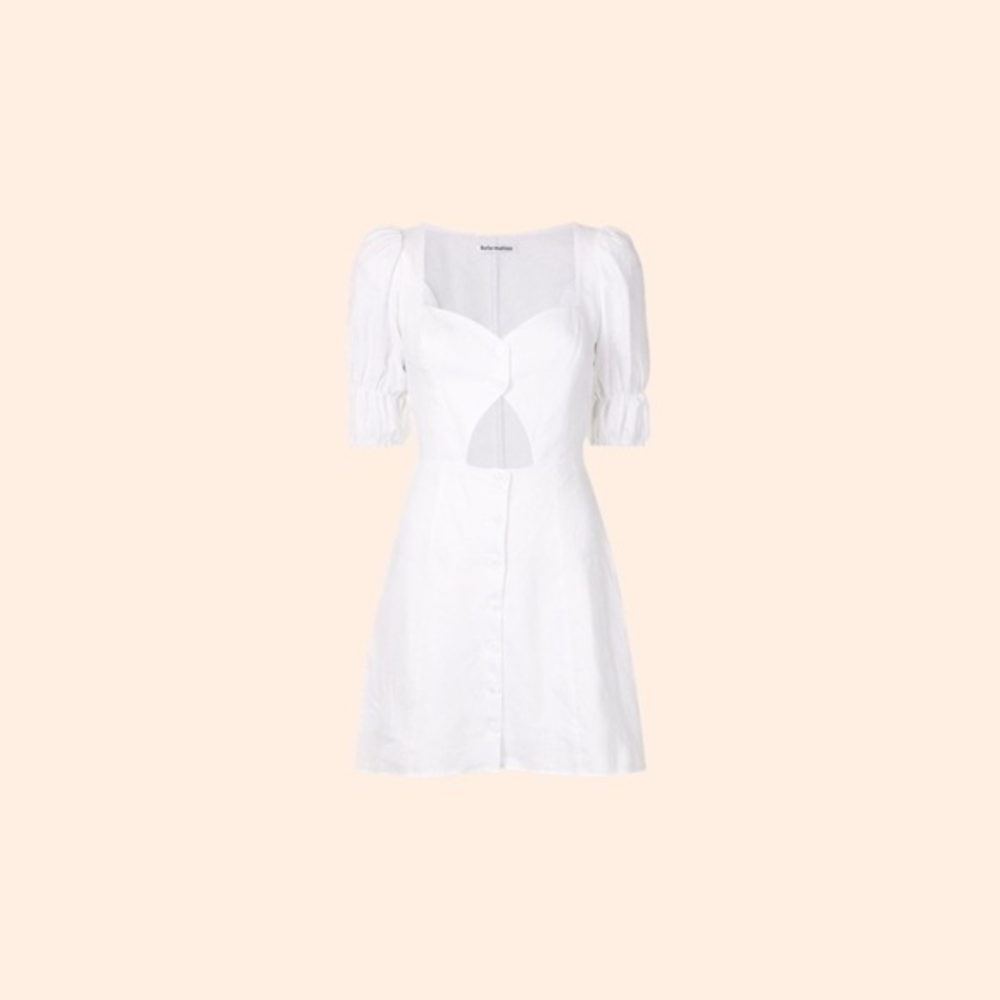 Reformation Clay Dress (White)